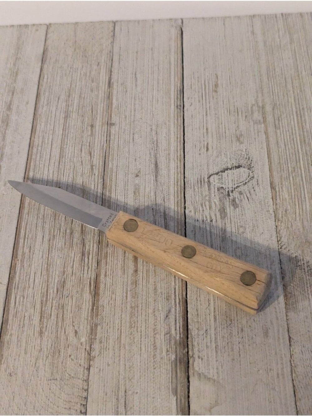 Kansas City Vintage 14400 Paring Knife 2-7/8" Blade Wood Handle 6-1/2" Long